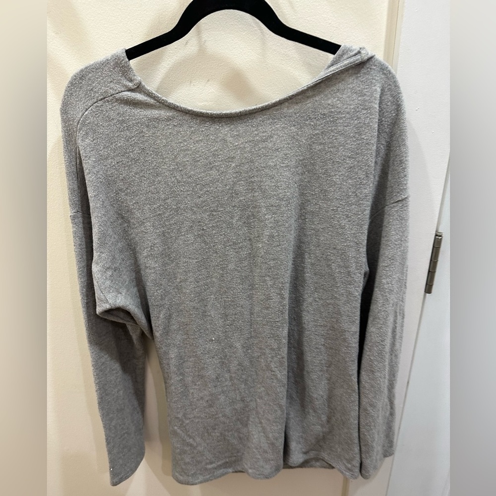 J.Crew reversible V-back long-sleeve tunic or pullover sweater - Picture 5 of 5